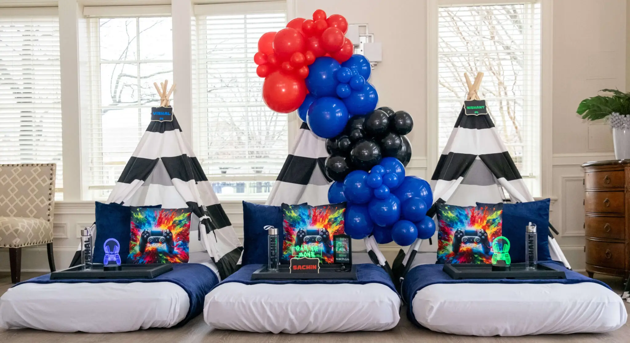 gaming sleepover party in DC